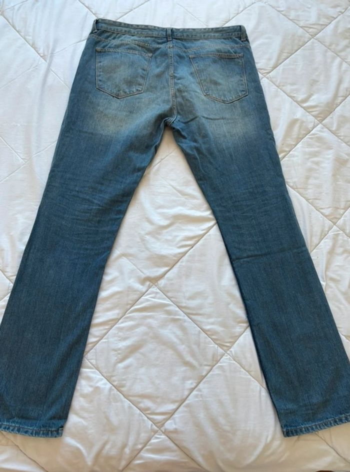 Jean homme Kiabi regular – taille 2XL 50– bleu délavé – coupe droite - photo numéro 8