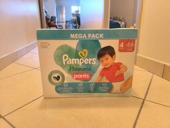Pampers harmonie pants Taille 4 / 72 couches