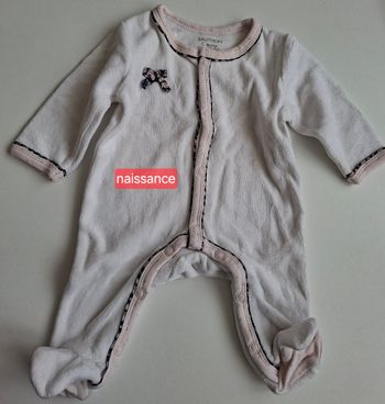 Pyjama velour sauthon