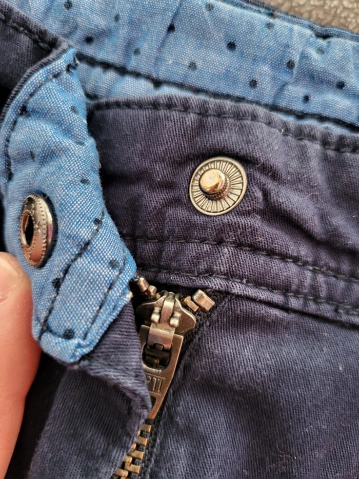 Pantacourt bleu marine 8 ans - photo numéro 4