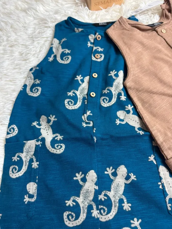 Lot de 2 combinaisons Next taille 12-18 mois - photo numéro 2