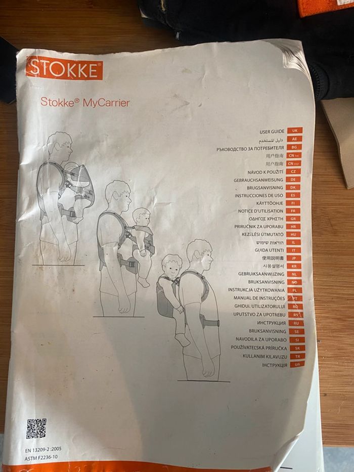 Porte bébé 3 en 1 Stokke mycarrier - photo numéro 2