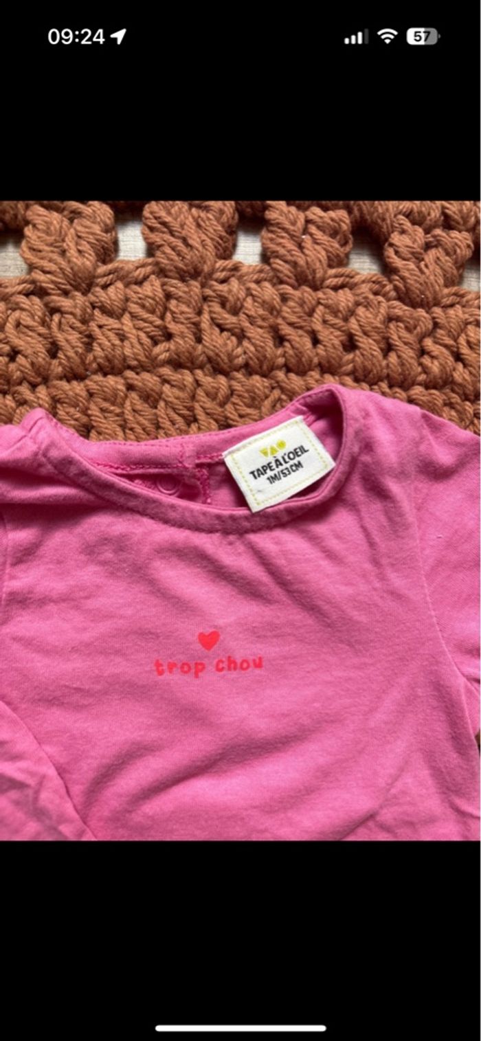 Tee shirt rose 🌸 - photo numéro 2