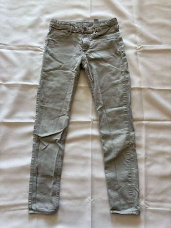 Jean gris pour fille - 10 ans