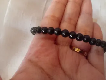 Bracelet en onyx véritable