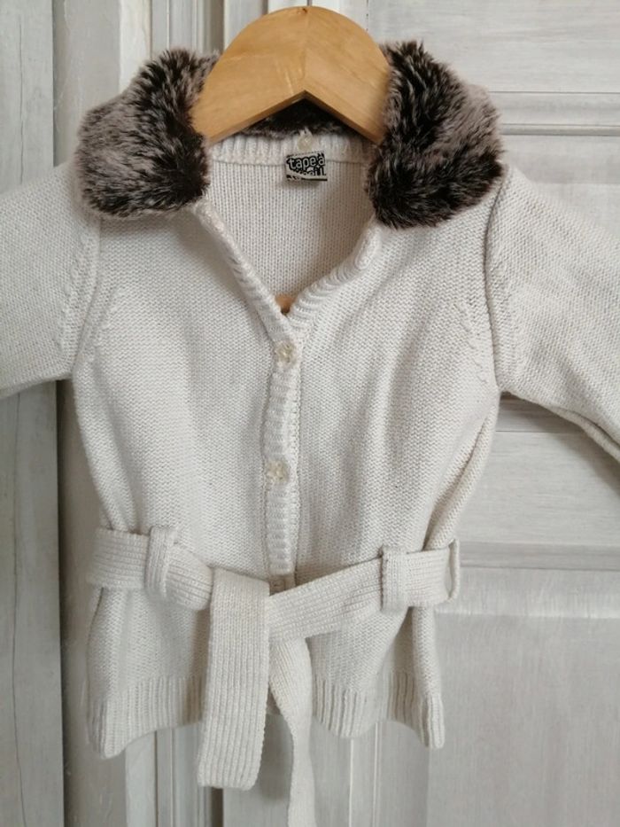 gilet bébé fille tape à l' oeil - photo numéro 2