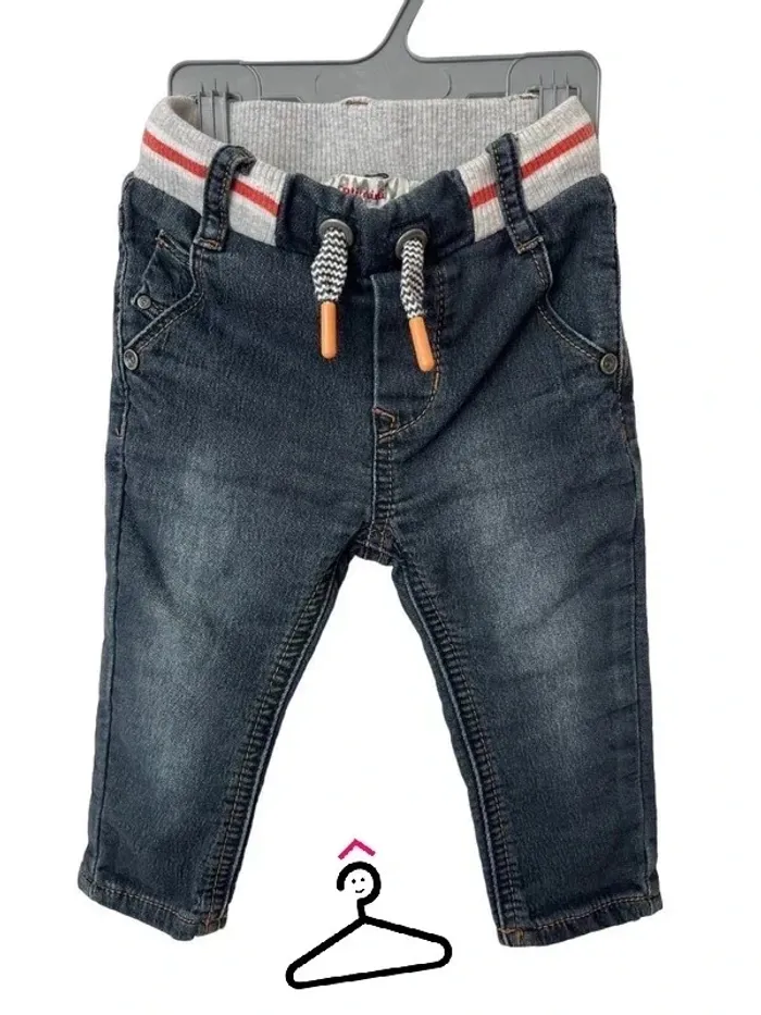 Jean stretch à ceinture élastique - Catimini 9 mois (71cm)