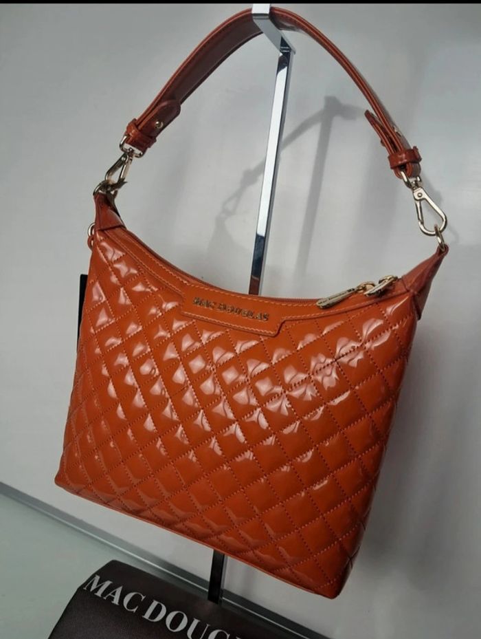 Mac Douglas sac à main été verni orange neuf - photo numéro 2