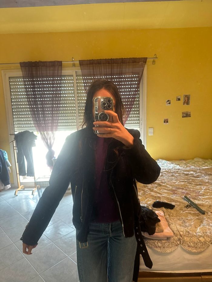 Manteau court noir pimkie