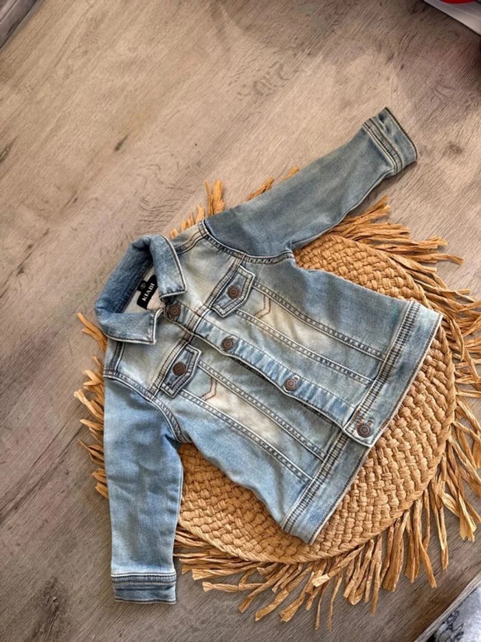Veste en jeans Kiabi 18 mois - photo numéro 2