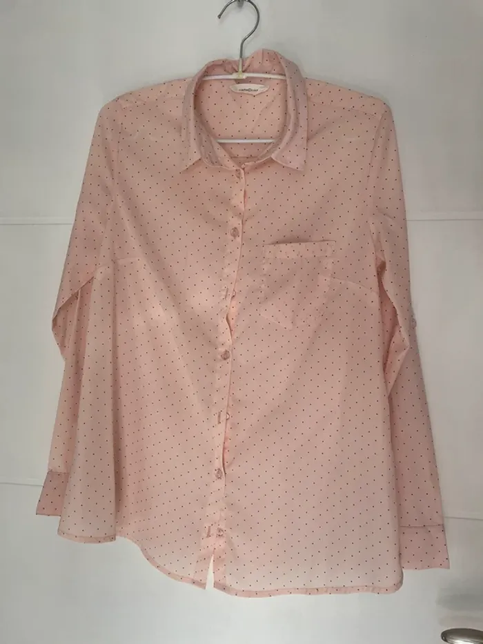 Chemise fluide à pois