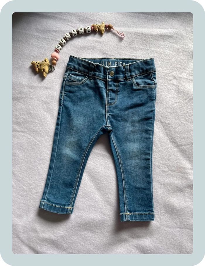 Jean slim fille 12 mois - photo numéro 2