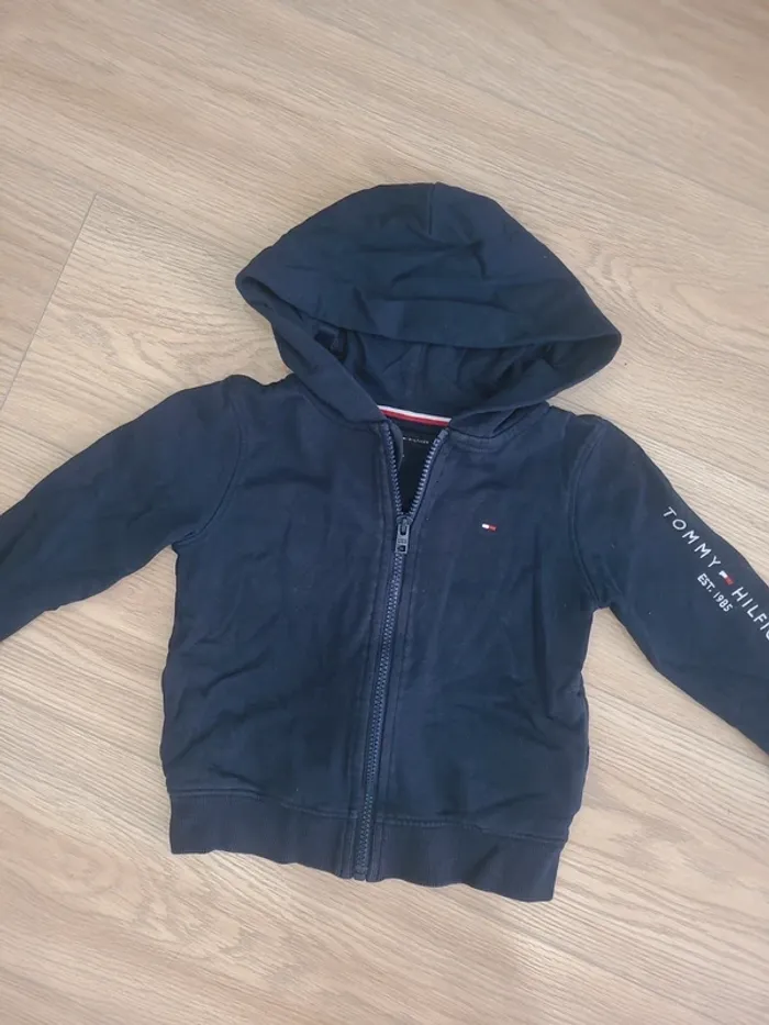 Gilet zippé à capuche Tommy Hilfiger