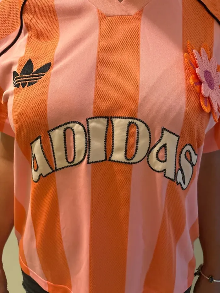 Teeshirt Adidas pink spark / orange taille L - photo numéro 3
