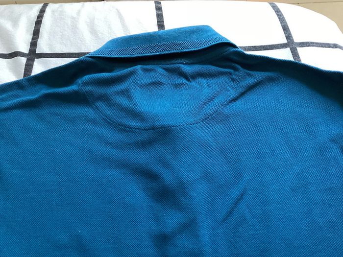 Polo Lacoste taille 4 = M ,bleu pétrole 100 % coton - photo numéro 2