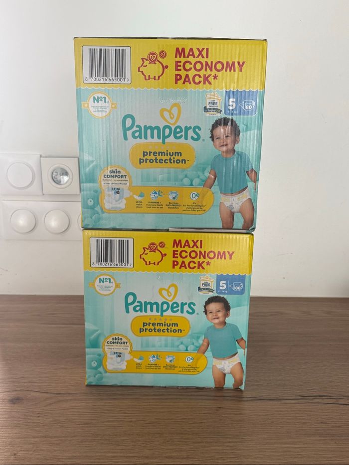 Couches Pampers premium taille 5 - photo numéro 2