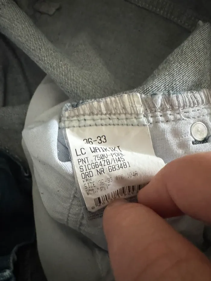 Jeans Slim LC Wakiki LCW Bleu marine - photo numéro 4