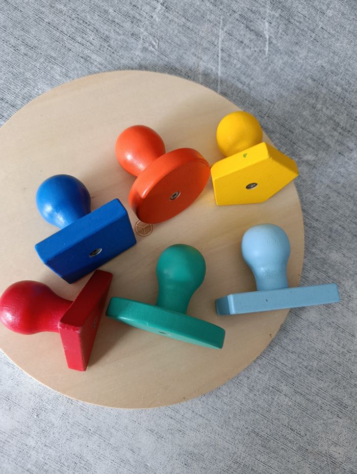 Puzzle en bois avec forme géométrique - photo numéro 4