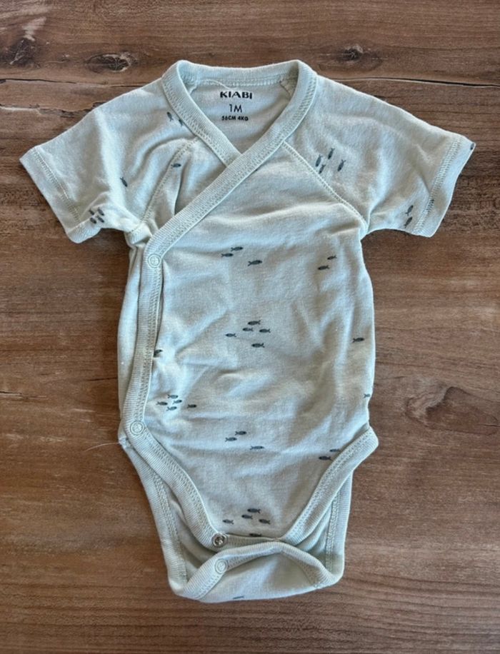 Lot de 3 bodies manches courtes 1 mois - photo numéro 4