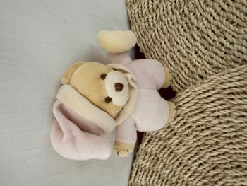 doudou ours demi lune