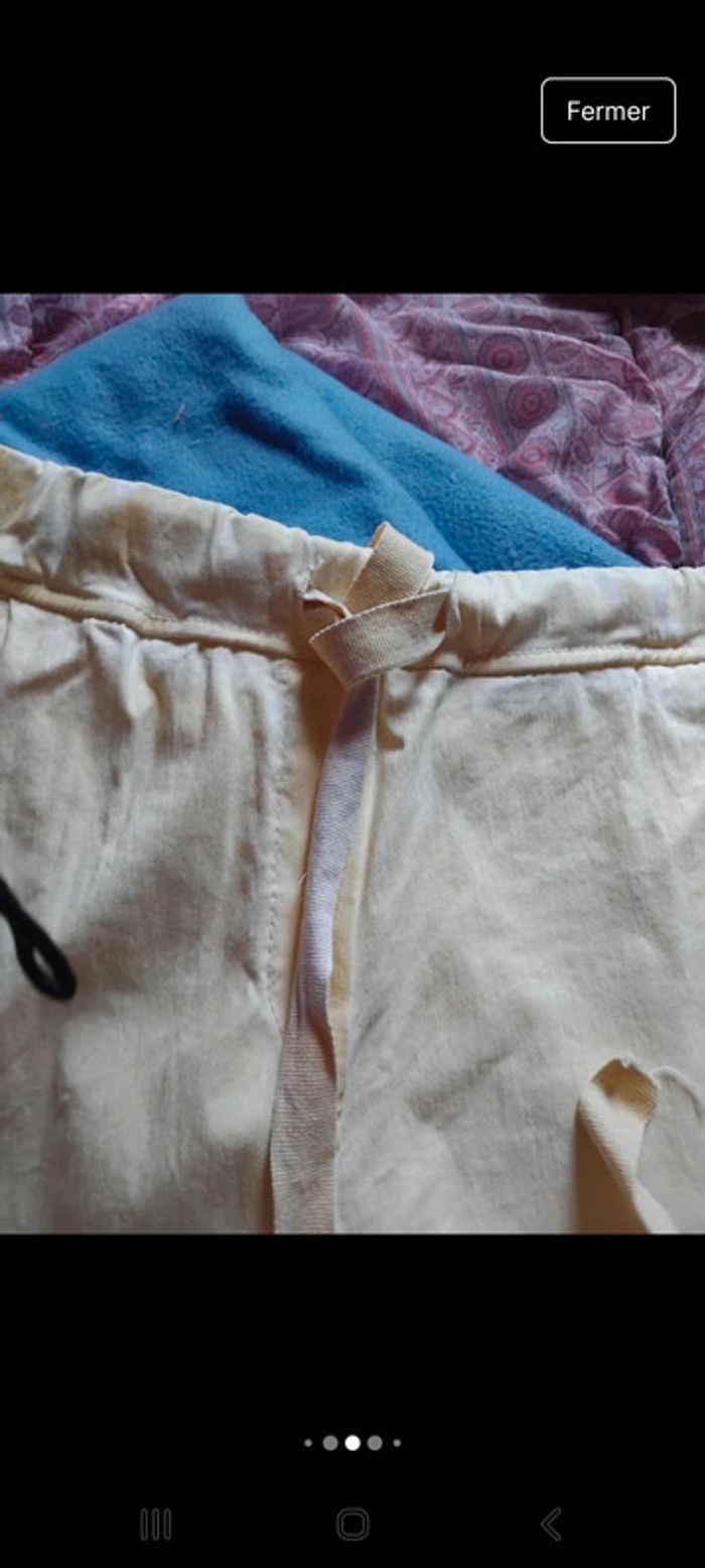 Pantalon effet usé - photo numéro 2