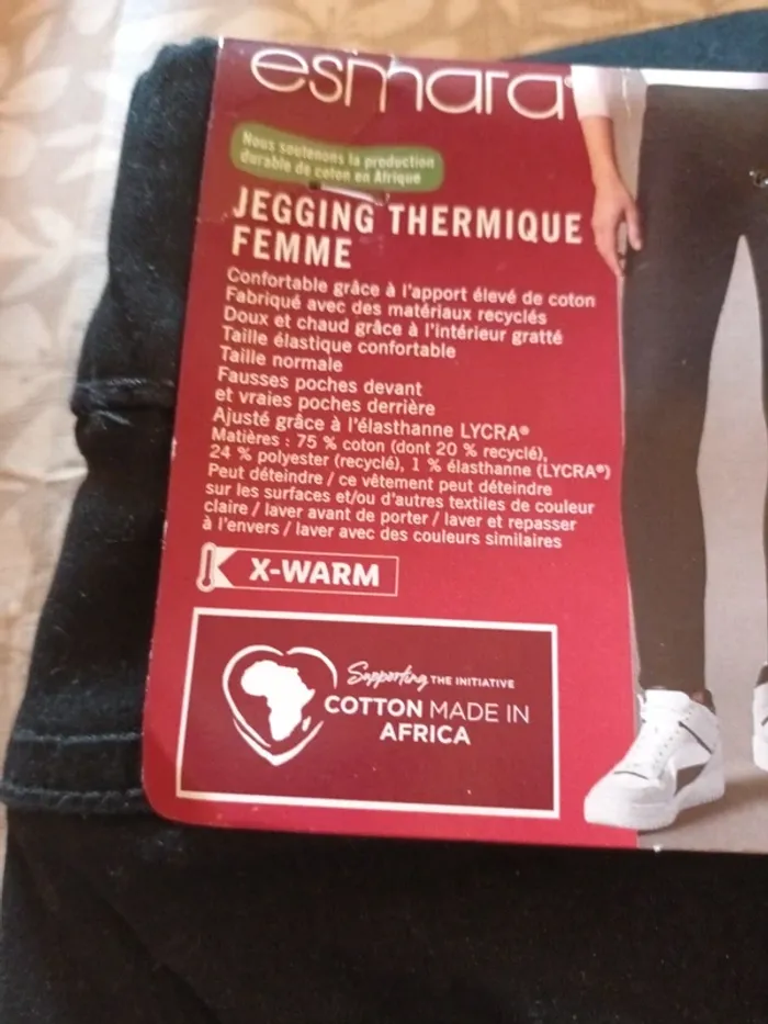 Pantalon jegging thermique taille 38 - photo numéro 2
