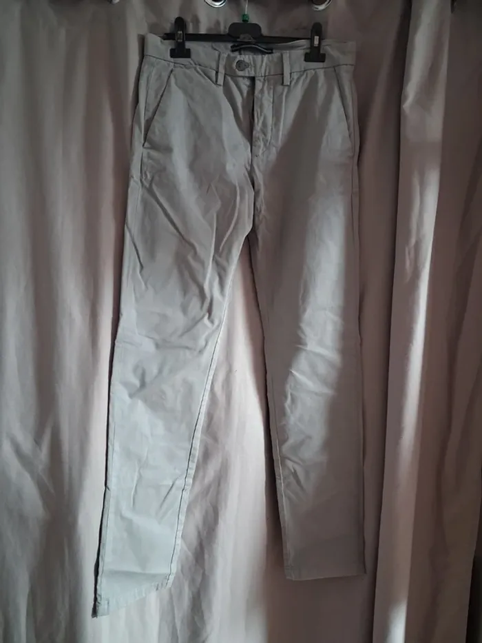 Pantalon Slim Celio gris clair T38