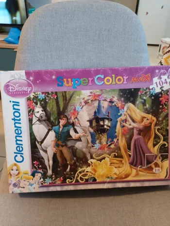 Puzzle 104 pieces raiponce de clementoni