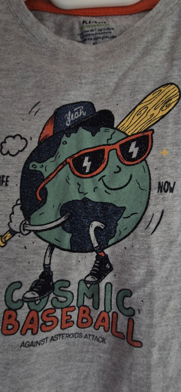 T-shirt basique garçon kiabi 4 ans - photo numéro 4