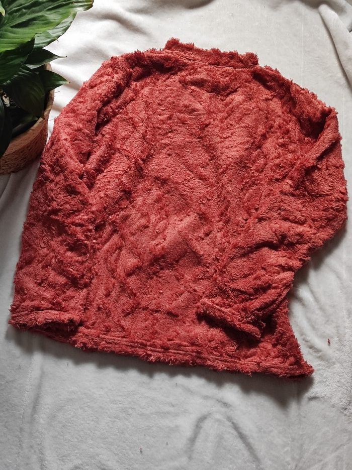 Ensemble de nuit polaire doux rouge orangé taille XXL - photo numéro 5