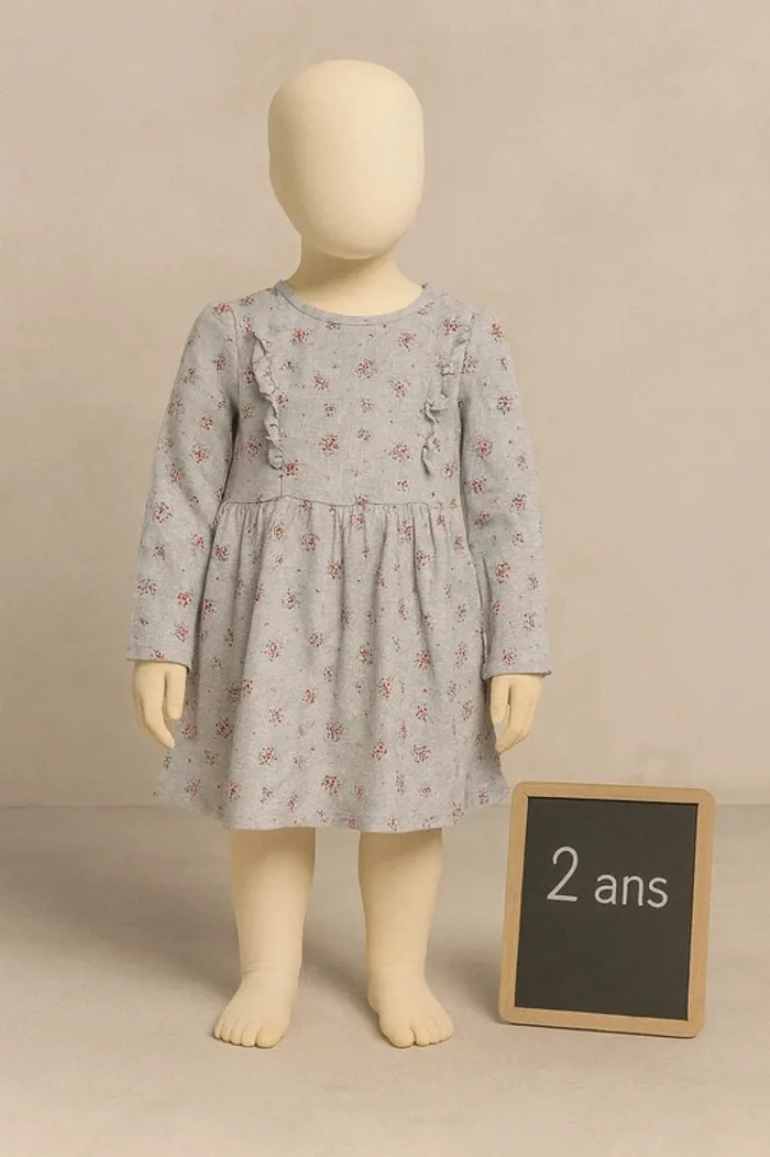 Robe grise - Taille 2 ans - Tartine et Chocolat - photo numéro 2