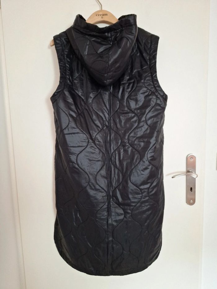 🖤 Superbe veste matelassée longue noire - photo numéro 4