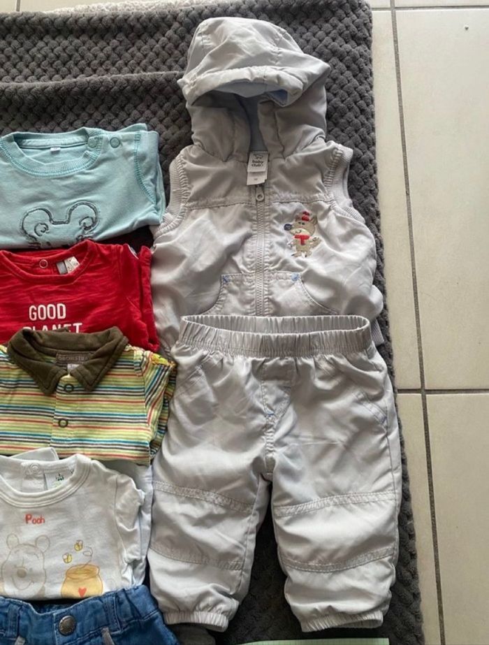 Lot vêtements bébé garçon 1 mois hiver - photo numéro 4