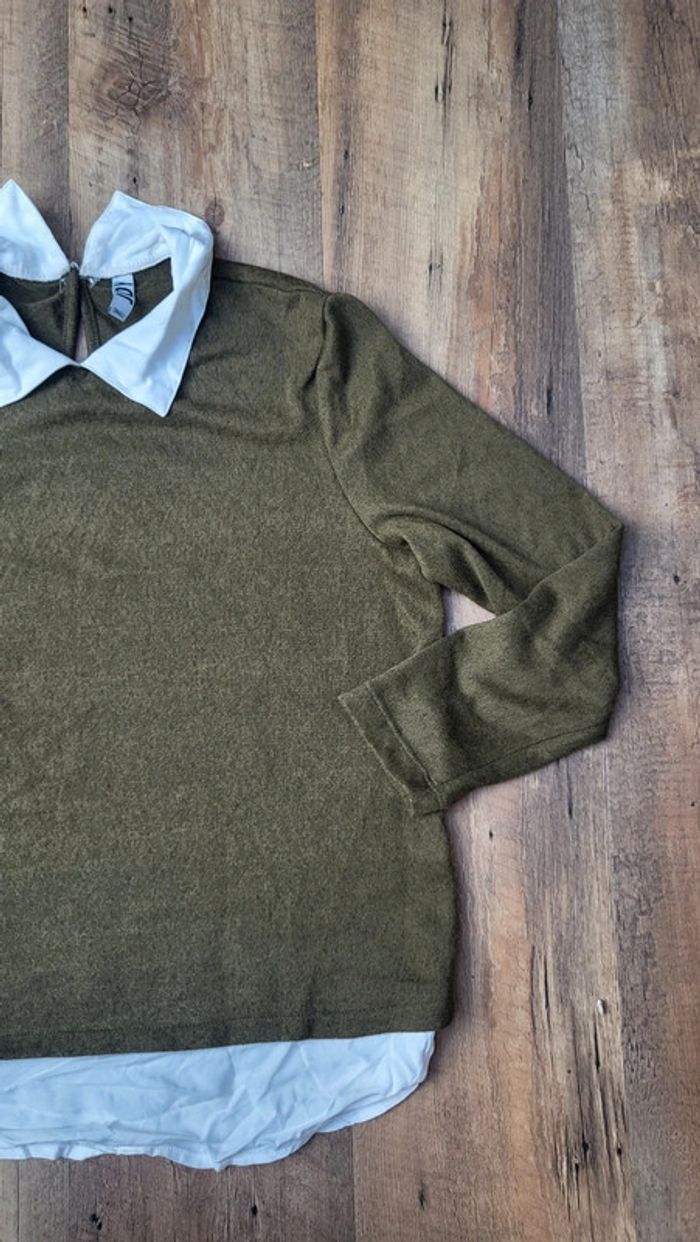 Chemise pull Kaki JDY - photo numéro 2