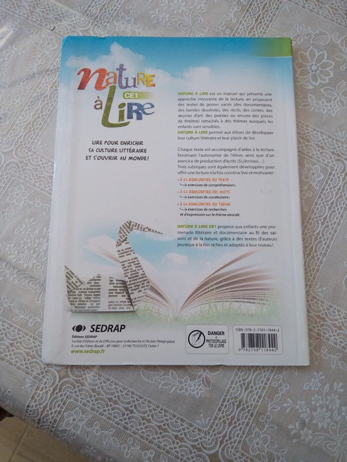 Manuel de lecture Nature à lire CE1 - photo numéro 3