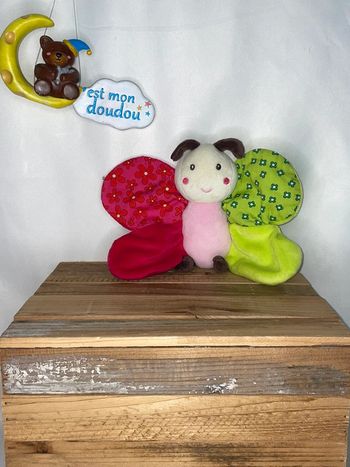 BCA07 doudou papillon 🦋 Baby club