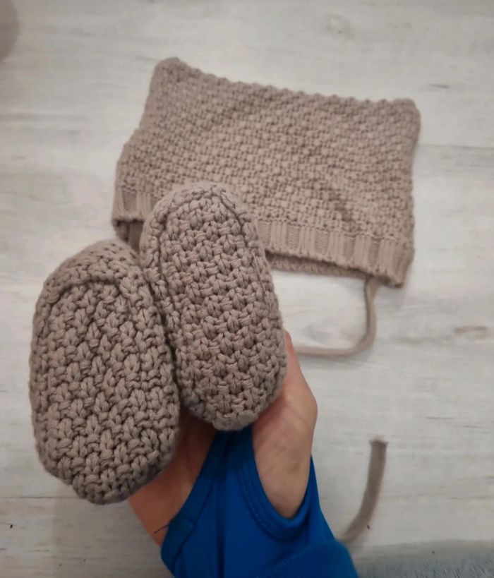 Ensemble bonnet chaussons - photo numéro 5