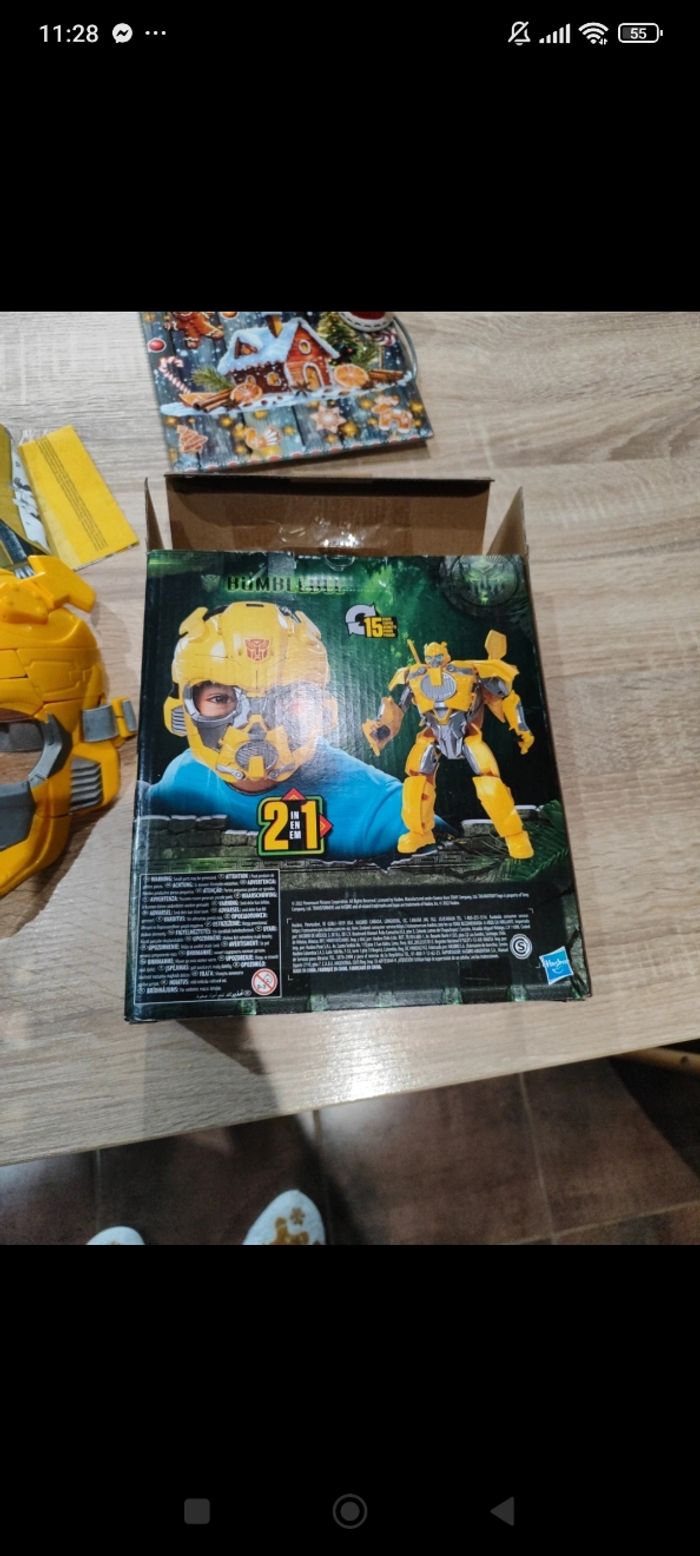 Masque transformers Bumblebee 2 en 1 - photo numéro 4
