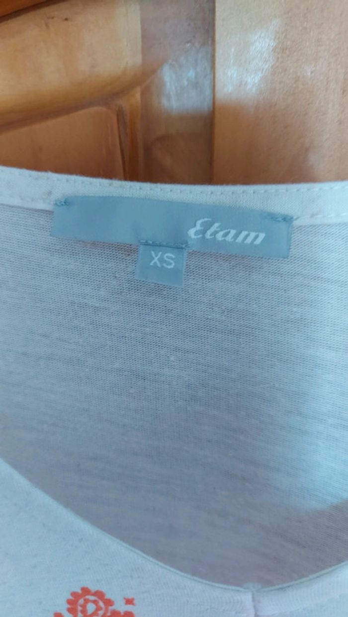 Tee-shirt Etam en XS. - photo numéro 3