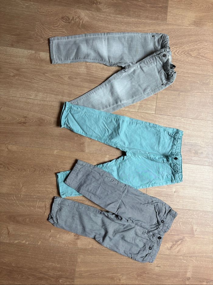 Lot 3 Pantalons mi-saison bébé garçon 24 mois