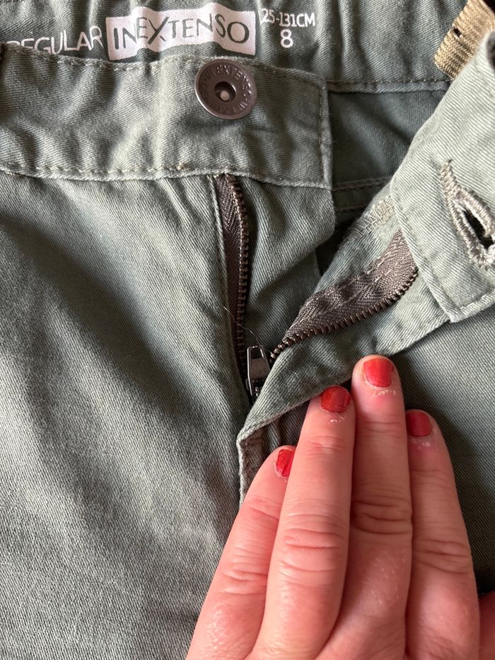 Pantalon 8 ans kaki - photo numéro 3