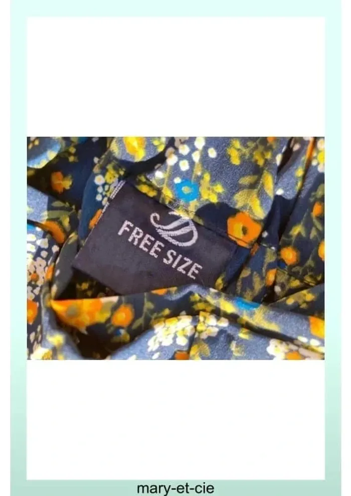 SOLDE - Pantalon fluide jambes larges , taille élastique , motif fleurit - photo numéro 5