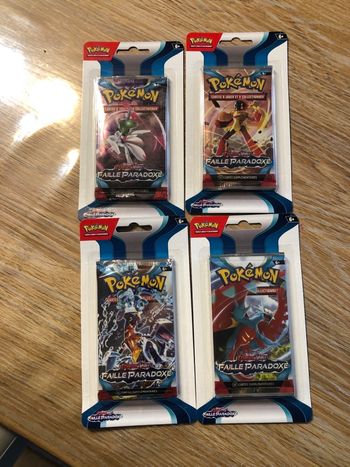 Artset blisters Pokémon ev4 faille paradoxe 