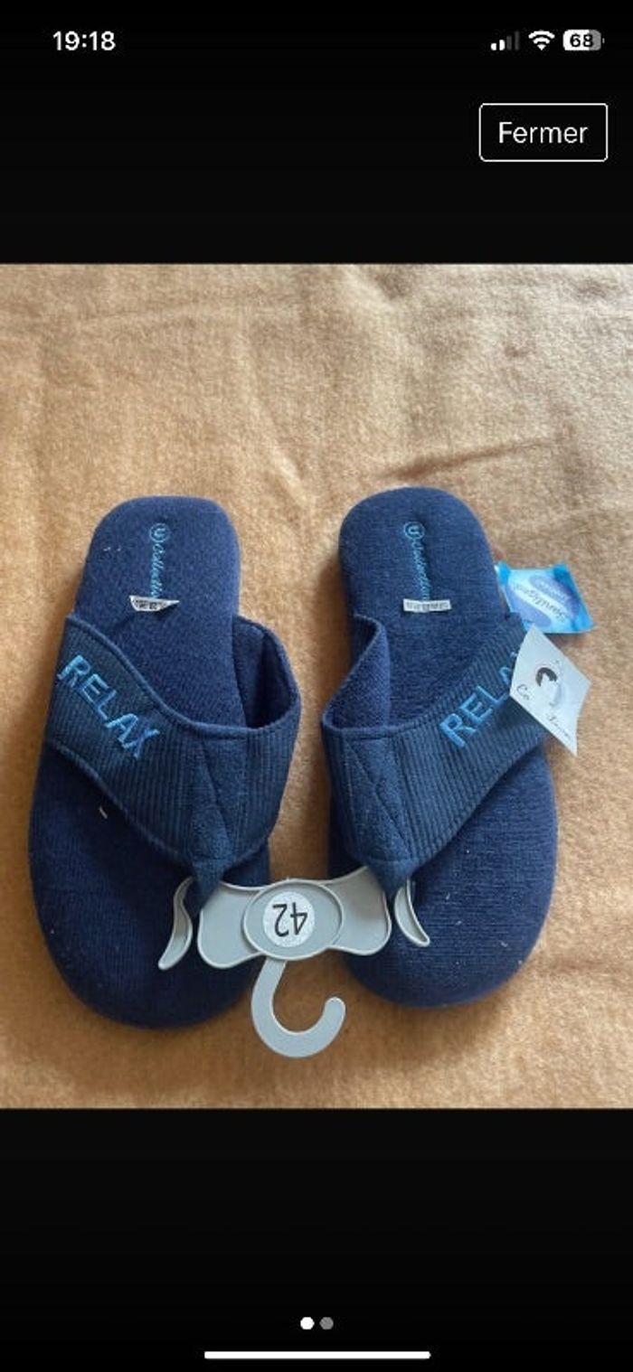 Chaussons tong neuf 42