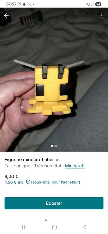 Figurine minecraft abeille