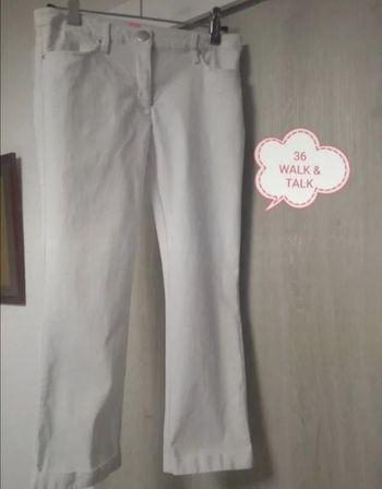 Pantacourt léger avec revers femme 36