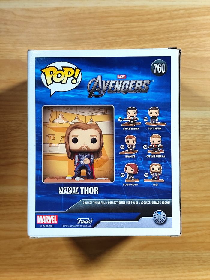 Lot 2 Funko Pop! Deluxe Thor - Avengers Assemble & Victory Shawarma (Avengers) - photo numéro 4