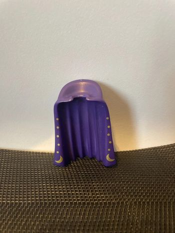 Playmobil cape violette et dorée rigide sorcier magicien 4594 rois mages pièces détachées