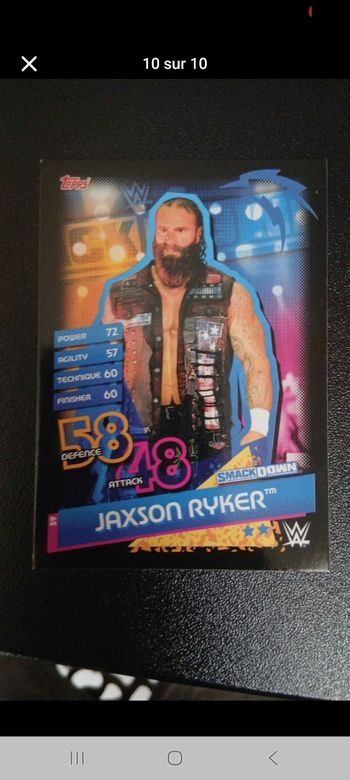 5em autre beau lots de carte de catch