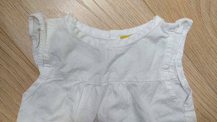 Ensemble blanc fleur été 3 mois - photo numéro 5